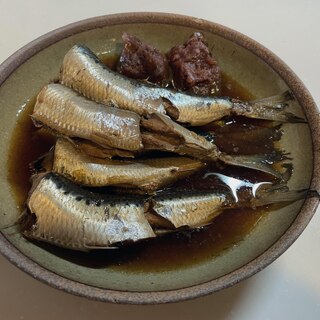 電気圧力鍋で！イワシの梅干し煮！